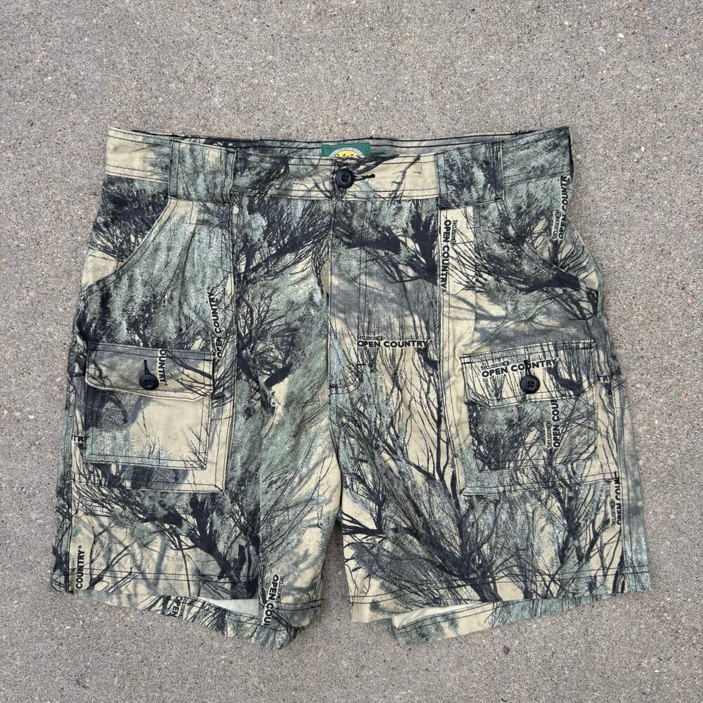 Cabelas 36 REG Seclusion Open Country Camo Cargo Short Shorts
